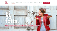 Desktop Screenshot of eioototta.fi