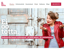 Tablet Screenshot of eioototta.fi